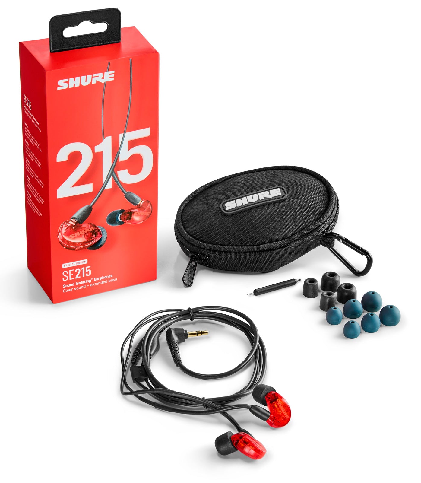 Shure SE215SPE RD Auriculares In Ear Rojos 5