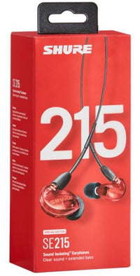 Shure SE215SPE RD Auriculares In Ear Rojos 6