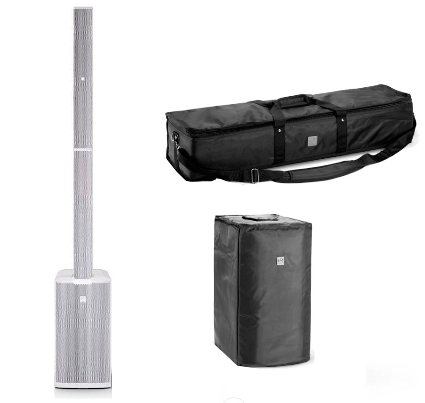 LD Systems -Pack- Maui 11 G3 MIX W Sistema Compacto de PA Activo Blanco + Fundas 1