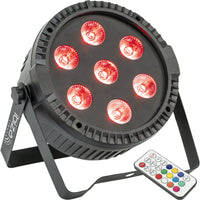 Ibiza Light Thinpar 7X6 RGBW Proyector Par Extra-Plano 7 Led RGBW 6W 2