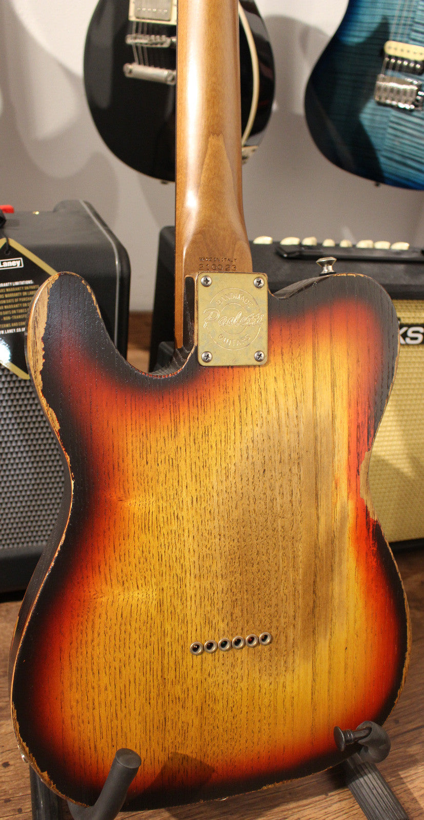 Paoletti Guitars Nancy Loft SS PF Guitarra Eléctrica 3 Colores Sunburst 4