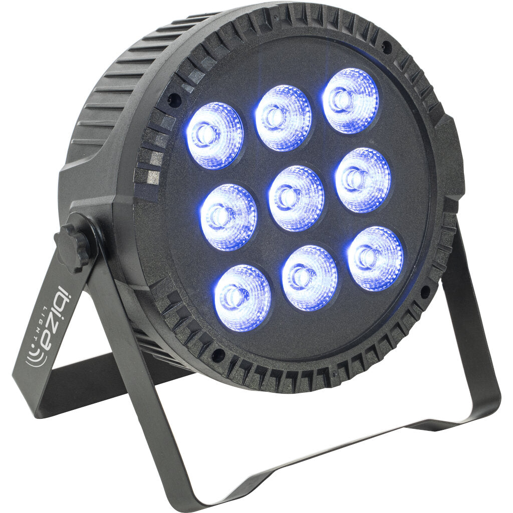 Ibiza Light Thinpar 9X6W RGBW Proyector Par Extra-Plano 9 Led RGBW 6W 2