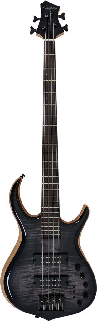 Marcus Miller M7 Swamp Ash-4 2nd Gen TBK Bajo Eléctrico Transparent Black 1