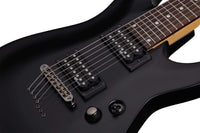 Schecter SGR C-7 MSBK Guitarra Eléctrica 7 Cuerdas Midnight Satin Black 3