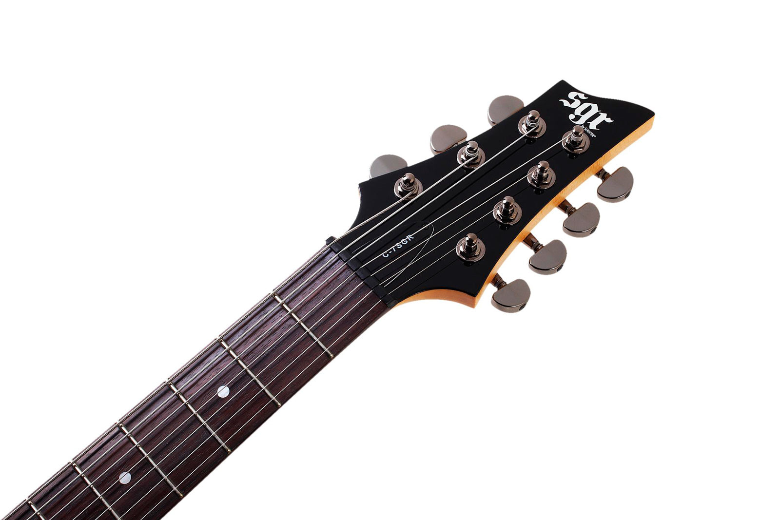 Schecter SGR C-7 MSBK Guitarra Eléctrica 7 Cuerdas Midnight Satin Black 8