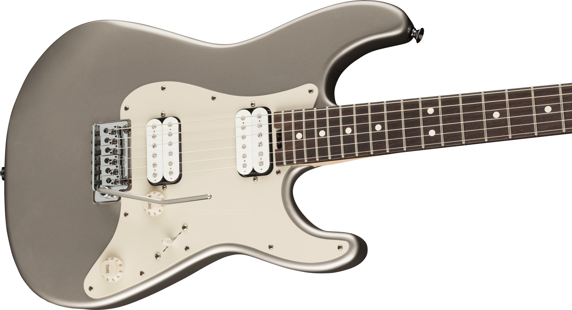 Charvel Prashant Aswani Signature Pro-Mod So-Cal Pa28 RW Guitarra Eléctrica Inca Silver 3