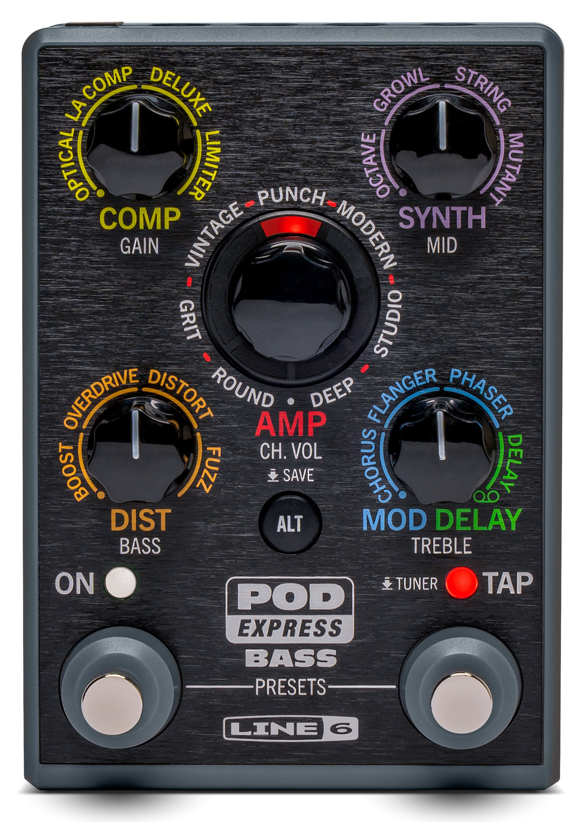 Line 6 Pod Express Bass Pedalera Multiefectos Bajo 1