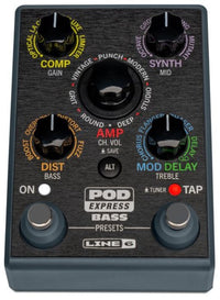 Line 6 Pod Express Bass Pedalera Multiefectos Bajo 3