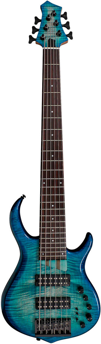 Marcus Miller M7-6 TBL Bajo Eléctrico 6 Cuerdas Transparent Blue 1