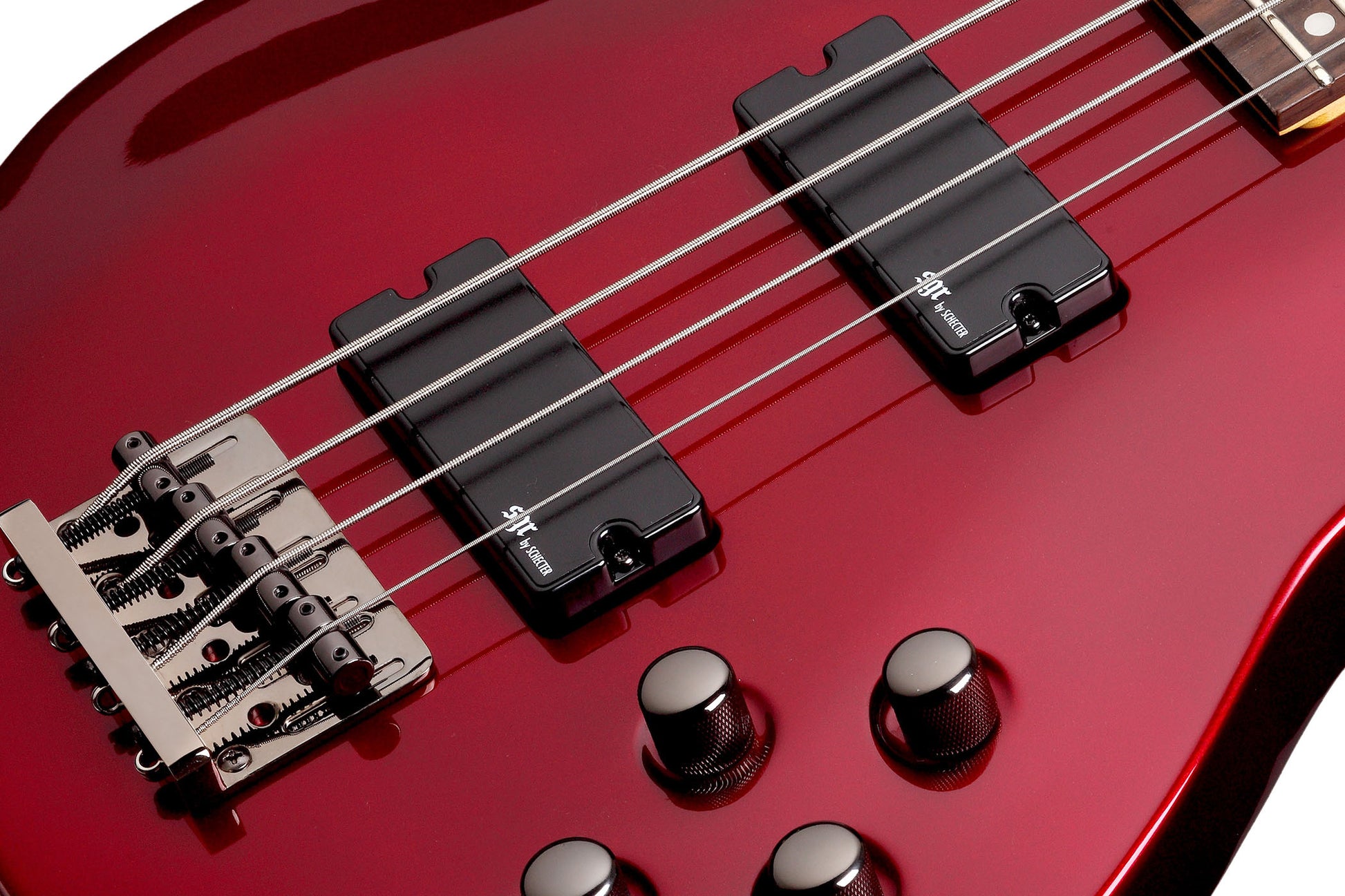 Schecter SGR C-4 Bass MR Bajo Eléctrico Metallic Red 3