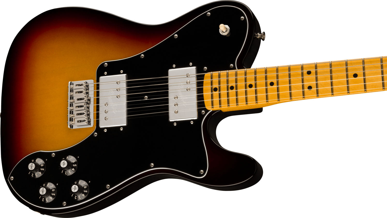 Fender American Vintage II 1975 Telecaster Deluxe MN Guitarra Eléctrica 3 Colores Sunburst 3