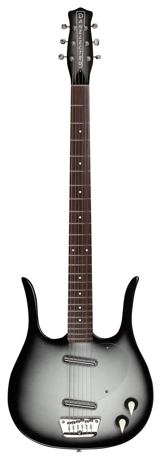 Danelectro Longhorn Baritone BB Guitarra Eléctrica Black Burst 1