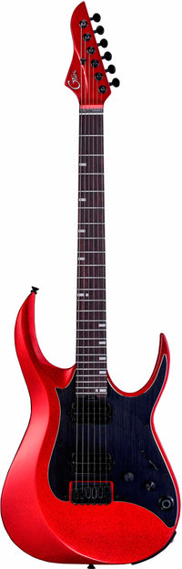 Mooer GTRS M800 MRD Guitarra Eléctrica con Efectos Metallic Red 1