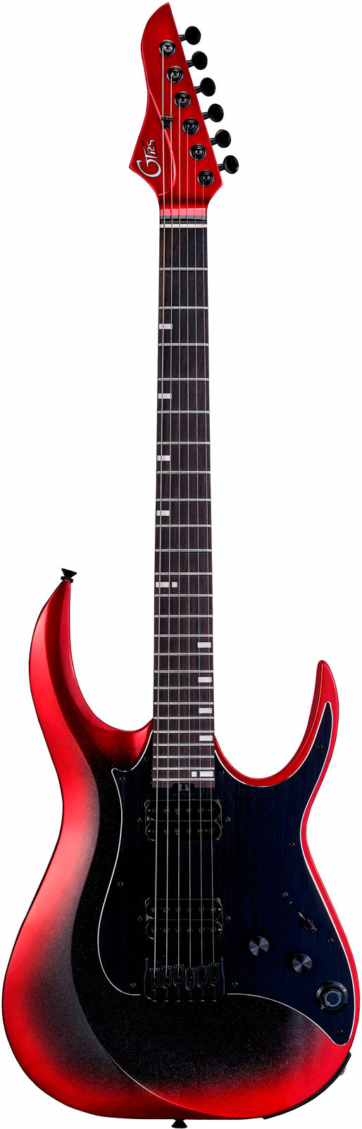 Mooer GTRS M800 DKR Guitarra Eléctrica con Efectos Dark Red 1