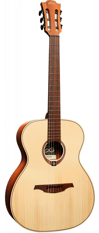 LAG TN70A Guitarra Acústica Nylon Auditorio Natural 1
