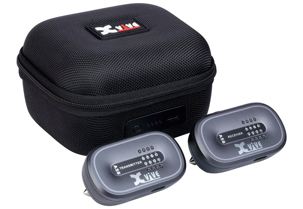 Xvive AC58 Pack Sistema Inalámbrico Guitarra con Estuche de Carga 1