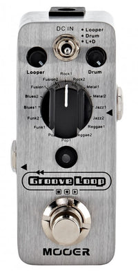 Mooer Groove Loop Pedal Looper con Ritmos 1