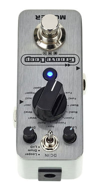 Mooer Groove Loop Pedal Looper con Ritmos 7