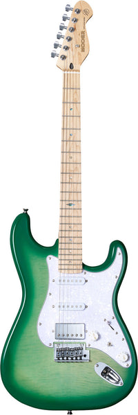 Mooer MSC30 Pro LG Guitarra Eléctrica Lemon Green 1