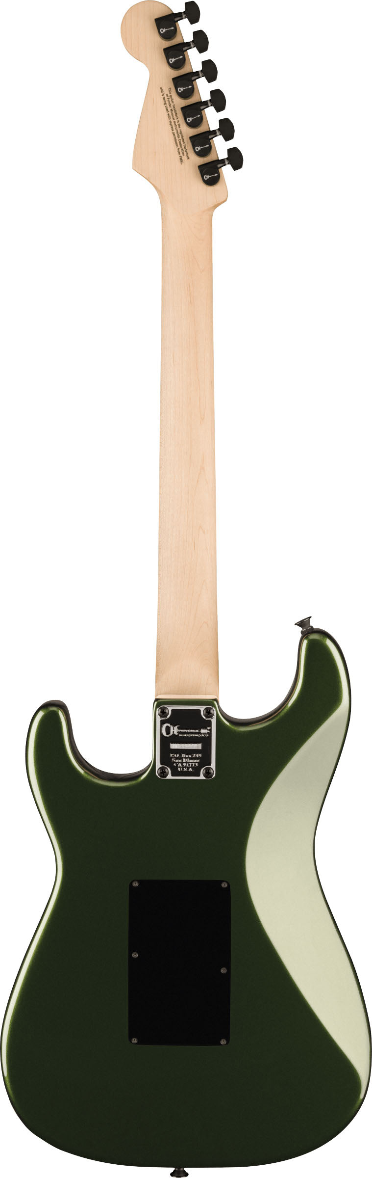 Charvel Pro-Mod So-Cal Style 1 HSS FR E EB Guitarra Eléctrica Lambo Green 2