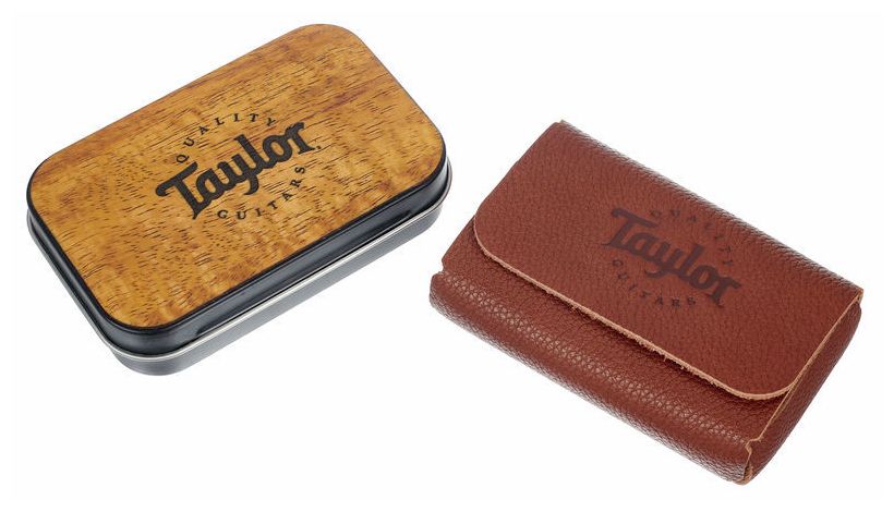 Taylor 2601 Pick Tin Darktone Series Koa Collectors Edition Estuche Nueve Púas 4