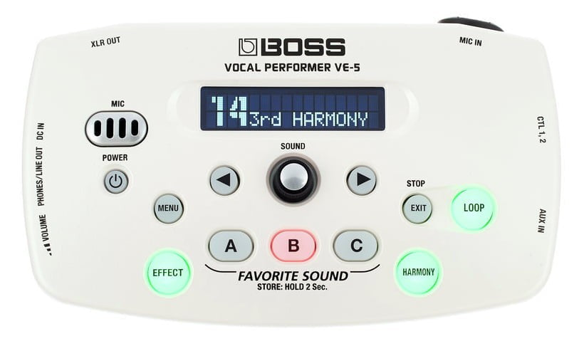 Boss VE5 WH Procesador Vocal 1