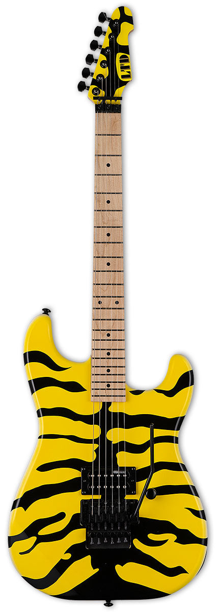 ESP LTD GL200MT YT George Lynch Guitarra Eléctrica Yellow with Tiger Graphic 1