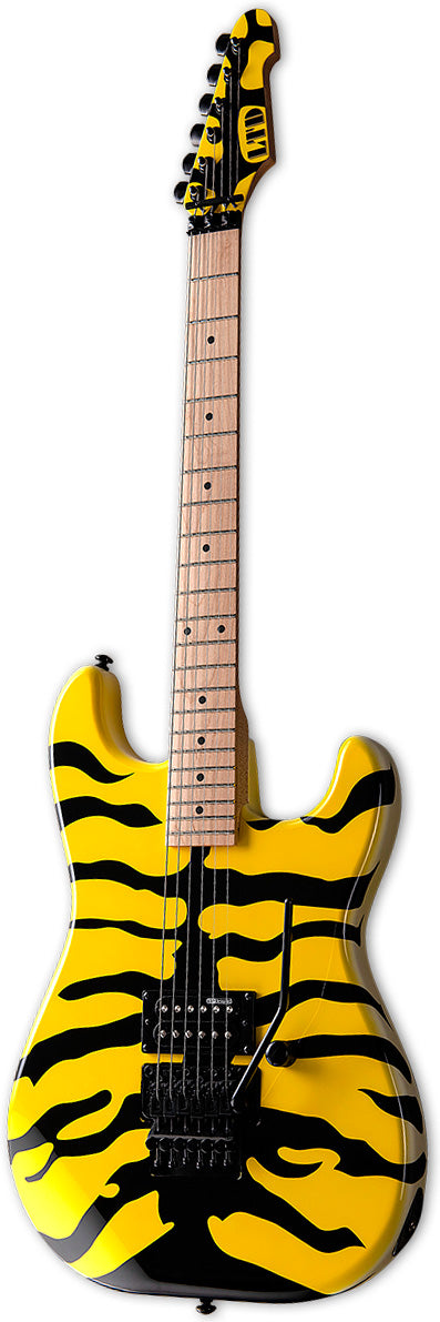 ESP LTD GL200MT YT George Lynch Guitarra Eléctrica Yellow with Tiger Graphic 2