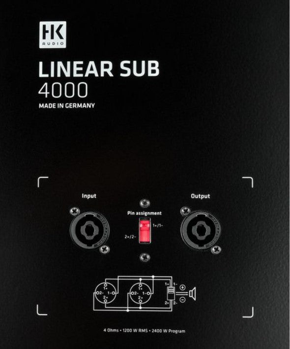 HK Audio L SUB 4000 Subwoofer Pasivo para PA 7