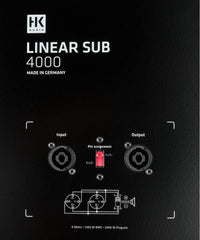 HK Audio L SUB 4000 Subwoofer Pasivo para PA 7