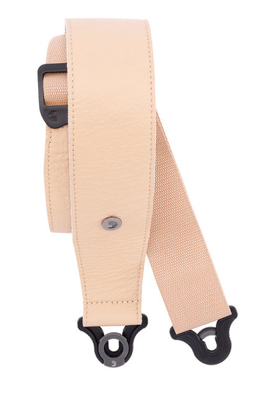 Daddario 25BAL01 Correa Piel Guitarra Beige 1