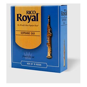 Rico Royal Caja Azul Caña Saxo Soprano 2.5. Unidad 1