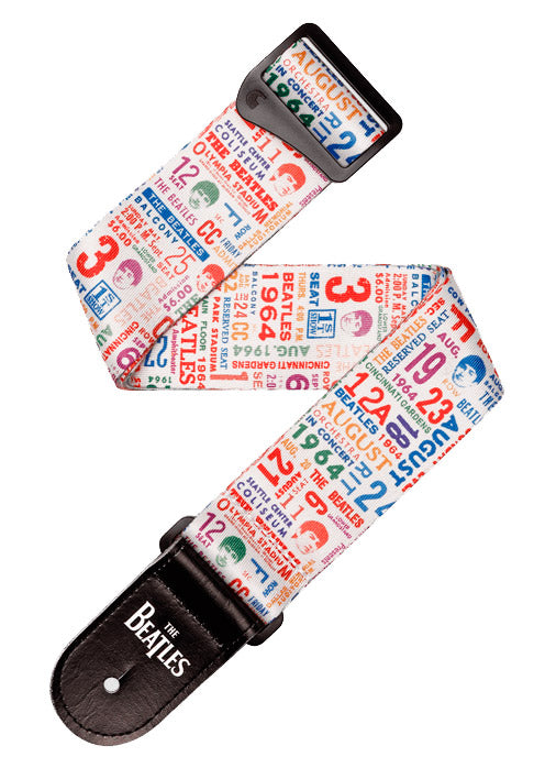 Daddario 50BTL14 The Beatles Tour 1964 Correa Guitarra Roja 1