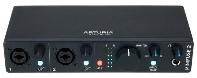 Arturia Minifuse Recording Pack Black Interfaz de Audio Negro 3