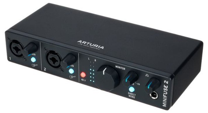 Arturia Minifuse Recording Pack Black Interfaz de Audio Negro 4