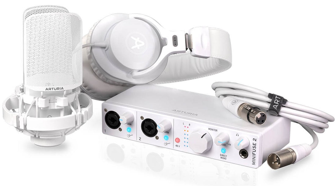 Arturia Minifuse Recording Pack White Interfaz de Audio Blanco 1