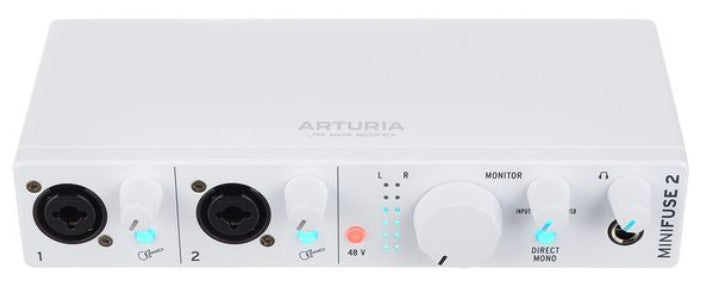 Arturia Minifuse Recording Pack White Interfaz de Audio Blanco 3