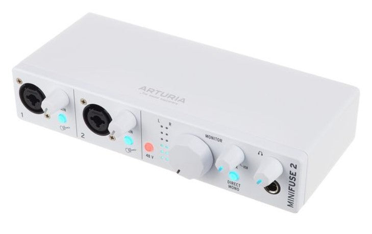 Arturia Minifuse Recording Pack White Interfaz de Audio Blanco 4