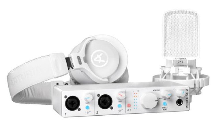 Arturia Minifuse Recording Pack White Interfaz de Audio Blanco 11