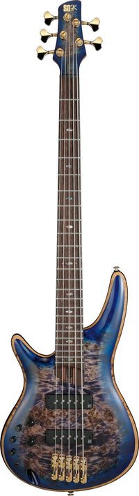 Ibanez SR2605L CBB Premium Bajo Eléctrico 5 Cuerdas para Zurdos Cerulean Blue Burst 1