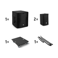 LD Systems D15G4XBAGSET Set Fundas y Plataforma con Ruedas para DAVE 15 G4X 3