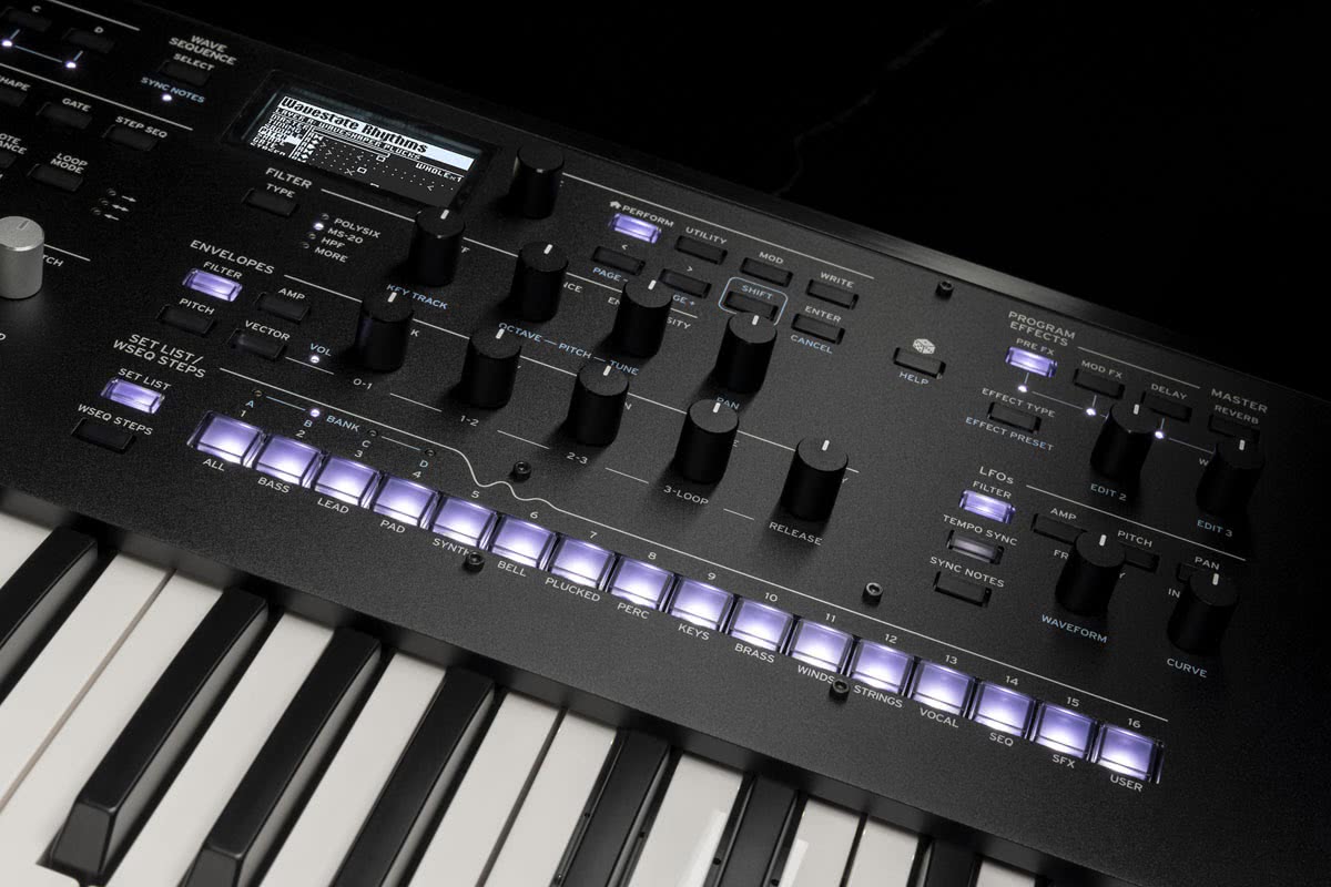 Korg Wavestate SE Teclado Sintetizador de Secuencia de Ondas 9