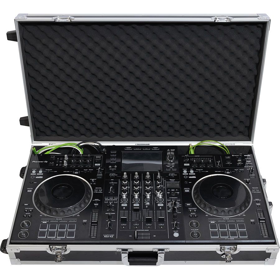 Walkasse W-CONTROL-XL Pick N Pluck Foam Maleta DJ para Denon DJ Prime4+ Pioneer DJ XDJ-XZ y XDJ-RX3 6