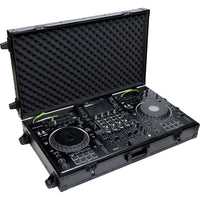 Walkasse W-CONTROL-XLB Pick N Pluck Foam Maleta DJ para Denon DJ Prime4+ Pioneer DJ XDJ-XZ y XDJ-RX3 5