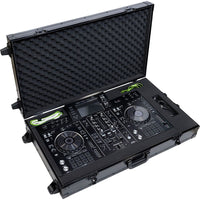 Walkasse W-CONTROL-XLB Pick N Pluck Foam Maleta DJ para Denon DJ Prime4+ Pioneer DJ XDJ-XZ y XDJ-RX3 7