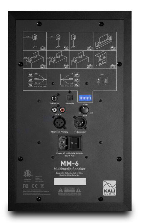 Kali Audio MM6 Project Mammoth Pareja Monitores Activos 2 Vías Negros 2