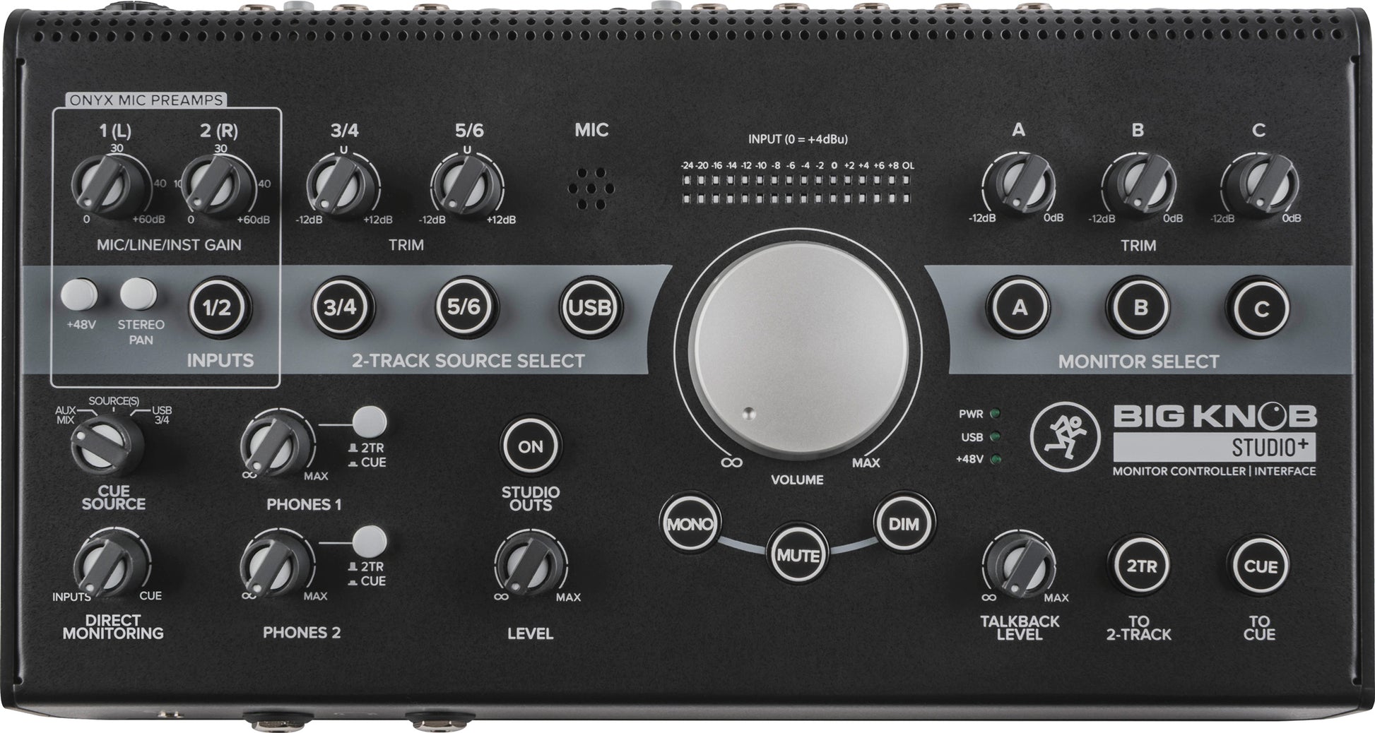 Mackie Big Knob Studio+ Controlador de Monitores E Interfaz de Audio 1