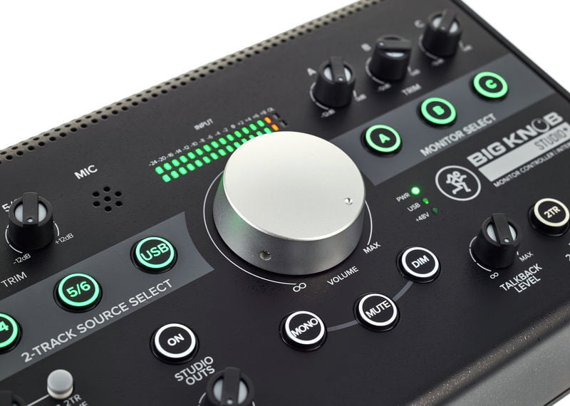 Mackie Big Knob Studio+ Controlador de Monitores E Interfaz de Audio 10