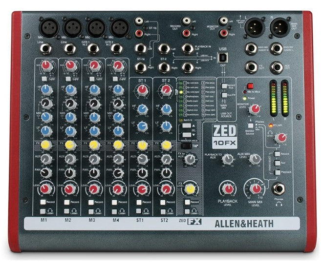 ALLEN & HEATH ZED10FX Mesa de Mezclas con Efectos 1