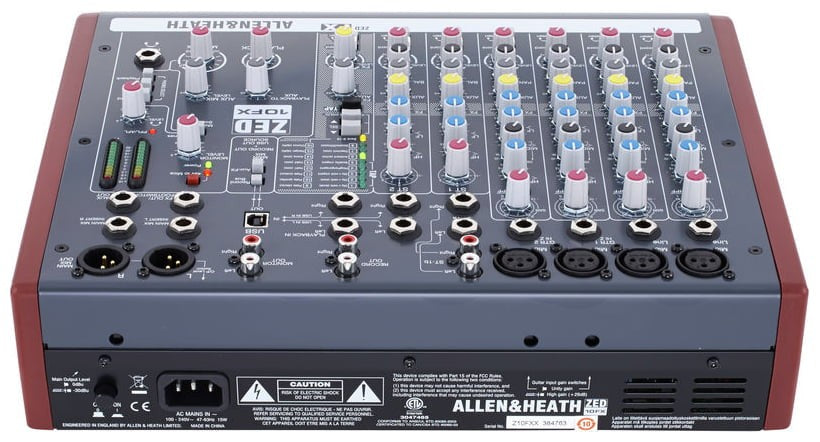 ALLEN & HEATH ZED10FX Mesa de Mezclas con Efectos 5